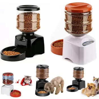 New Automatic Pet Feeder with Voice Message Recording and LCD Screen Large Smart Dogs Cats Food Bowl Dispenser Dry Food Bla
New Automatic Pet Feeder with Voice Message Recording and LCD Screen Large Smart Dogs Cats Food Bowl Dispenser Dry Food Bla
