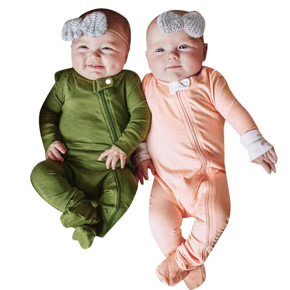 Newborn Infant Baby Rompers Autumn Winter Clothes Baby Girls Boy Long Sleeve Zip Romper Jumpsuit Outfits ubranka dla niemowlat
Newborn Infant Baby Rompers Autumn Winter Clothes Baby Girls Boy Long Sleeve Zip Romper Jumpsuit Outfits ubranka dla niemowlat