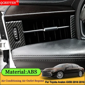Car Styling ABS Car Air Conditional Outlet Sequins Internal Decoration Auto Sticker Accessories For Toyota Avalon XX50 2018 2019
Car Styling ABS Car Air Conditional Outlet Sequins Internal Decoration Auto Sticker Accessories For Toyota Avalon XX50 2018 2019