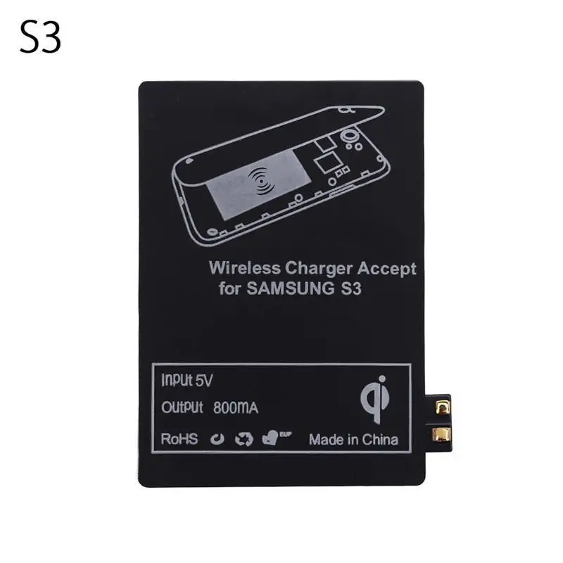 Qi Wireless Charging Receiver for Samsung Galaxy S3 S4 S5 Note 2 Note 3 Note 4 Cooper Coil 5V 800mAh Output Easy Installation
Qi Wireless Charging Receiver for Samsung Galaxy S3 S4 S5 Note 2 Note 3 Note 4 Cooper Coil 5V 800mAh Output Easy Installation