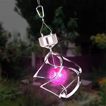 Solar Wind Chimes Lights LED Eco-friendly Waterproof Spiral Spinner Lamp for Garden JDH99
Solar Wind Chimes Lights LED Eco-friendly Waterproof Spiral Spinner Lamp for Garden JDH99