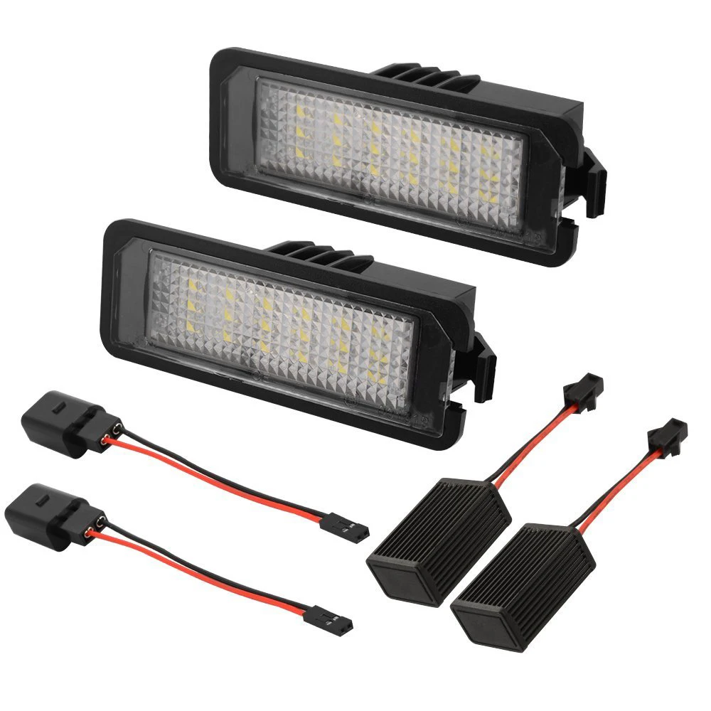 2Pcs 12V LED Number License Plate Light Lamps for VW GOLF 4 5 6 7 Polo 6R Car License Plate Lights Exterior Accessories DY225
2Pcs 12V LED Number License Plate Light Lamps for VW GOLF 4 5 6 7 Polo 6R Car License Plate Lights Exterior Accessories DY225