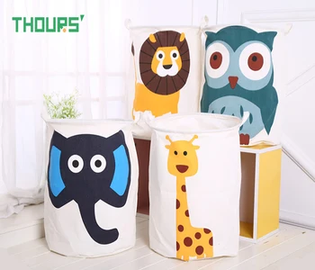 Thours Cartoon Animals Collapsible Large Laundry Basket Dirty Clothes Storage Bucket Monkey Kids Toys Organizer Barrel
Thours Cartoon Animals Collapsible Large Laundry Basket Dirty Clothes Storage Bucket Monkey Kids Toys Organizer Barrel