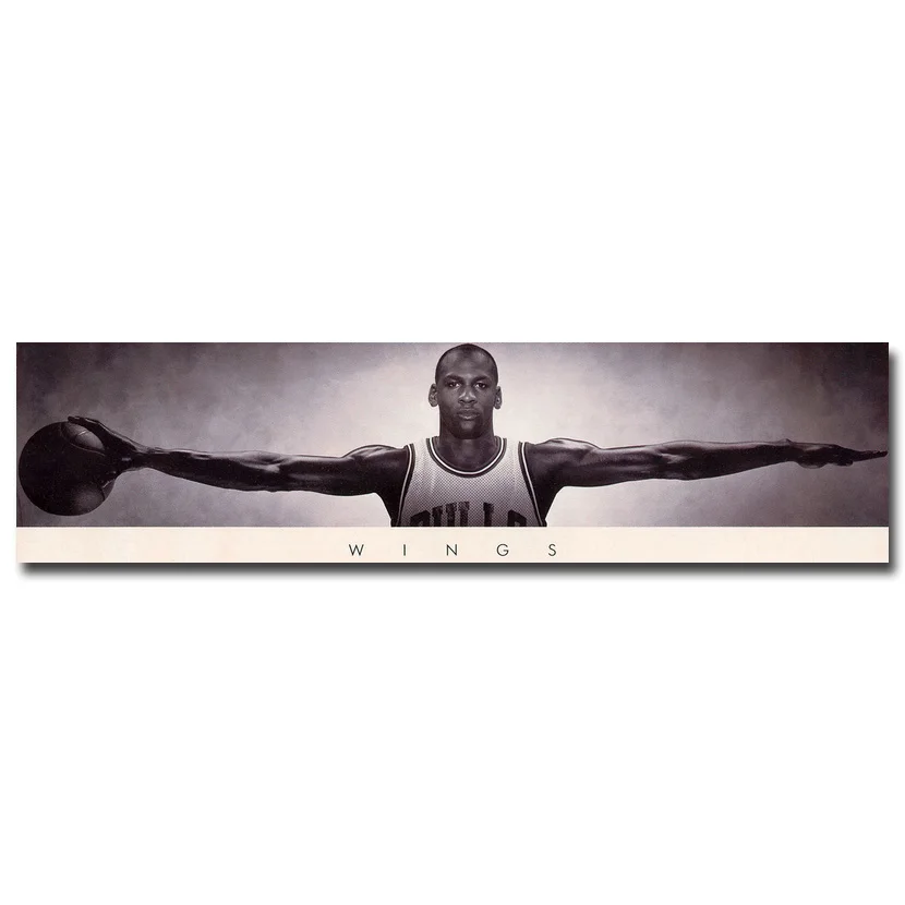 NICOLESHENTING Michael Jordan Wings Basketball Star Art Silk Poster Print 13x51inch Wall Picture Home Living Room Decor 025
NICOLESHENTING Michael Jordan Wings Basketball Star Art Silk Poster Print 13x51inch Wall Picture Home Living Room Decor 025