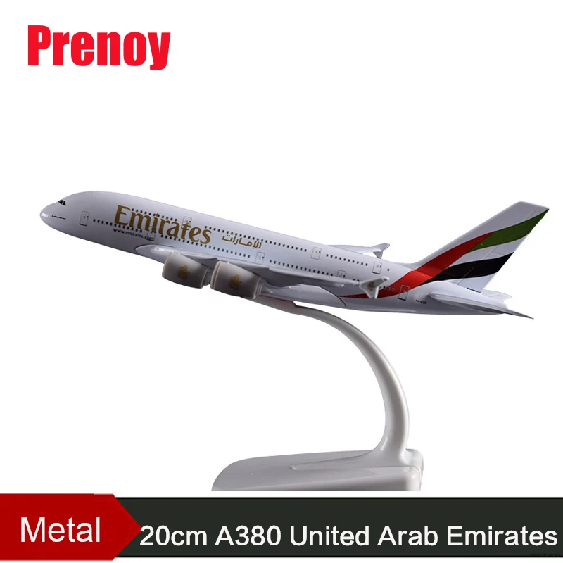 20CM A380 United Arab Emirates Aircraft Model Emirates A380 Metal Airplane Airbus Aviation Model Travel Art Collection Adult Toy
20CM A380 United Arab Emirates Aircraft Model Emirates A380 Metal Airplane Airbus Aviation Model Travel Art Collection Adult Toy