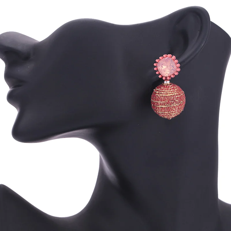 Sehuoran Wedding Oorbellen Crystal Stone Big Drop Earrings For Women Bohemian Earrings Fashion Jewelry Wholesale Gifts (5)