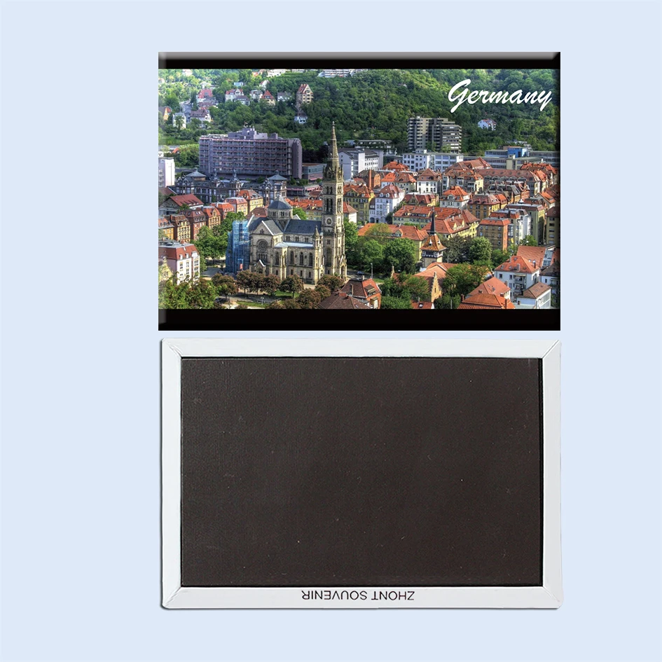

Germany Stuttgart aerial view hill 22814 gifts for friends Travel souvenirs Creative refrigerator