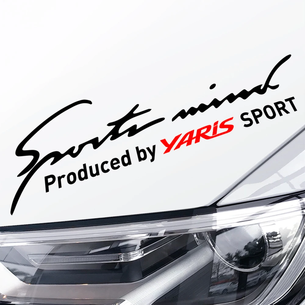 32*9 CM Car Stickers Lamp Eyebrow For Toyota Yaris Sports Mind Vinyl Graphic Auto Racing Decor Decals Car Accessories Stickers
32*9 CM Car Stickers Lamp Eyebrow For Toyota Yaris Sports Mind Vinyl Graphic Auto Racing Decor Decals Car Accessories Stickers
