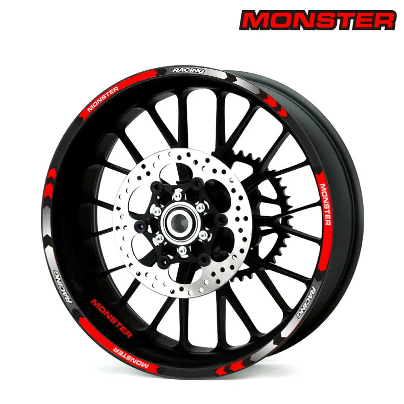 Motorcycle Wheel Sticker Decal Reflective Rim Suitable For DUCATI MONSTER S2R 800 M400 M600 M620 M750/M750IE M900
Motorcycle Wheel Sticker Decal Reflective Rim Suitable For DUCATI MONSTER S2R 800 M400 M600 M620 M750/M750IE M900