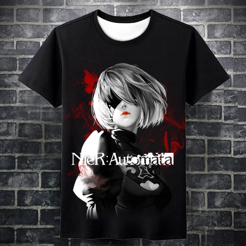 NieR Automata YoRHa No. 2 Type B Cosplay Mechanical Force PS4 Game Short Sleeve Anime T-Shirt
NieR Automata YoRHa No. 2 Type B Cosplay Mechanical Force PS4 Game Short Sleeve Anime T-Shirt