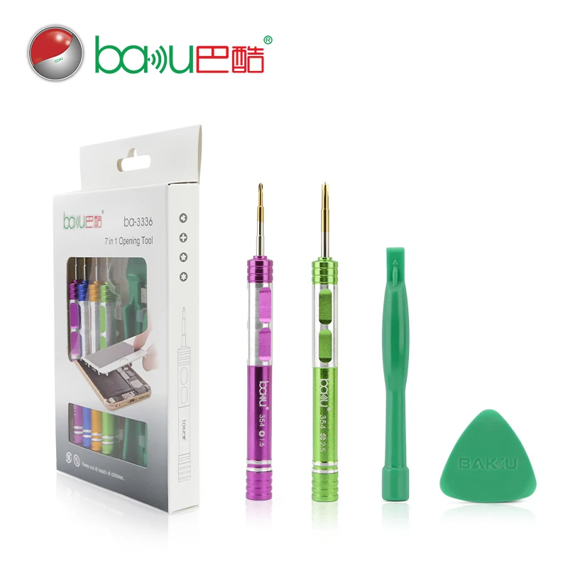 BAKU Screwdriver Set Tools, 7 in 1 Multifunction Tool Phillips Tri wing Pentalobe Screw Driver for iphone 5 6 7 8 plus X XS XR
BAKU Screwdriver Set Tools, 7 in 1 Multifunction Tool Phillips Tri wing Pentalobe Screw Driver for iphone 5 6 7 8 plus X XS XR