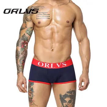 ORLVS Brand Men's Boxers Shorts Cotton & Spandex Men Underwear Sexy Panties Male Underpants Pouch Free Shipping
ORLVS Brand Men's Boxers Shorts Cotton & Spandex Men Underwear Sexy Panties Male Underpants Pouch Free Shipping