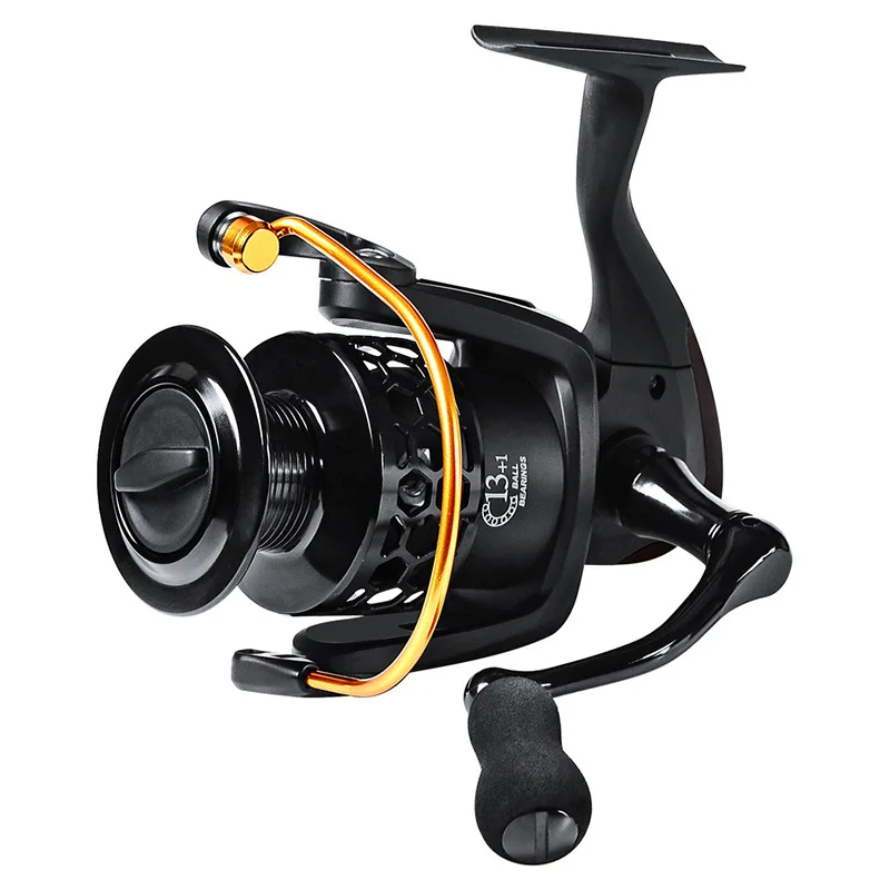 YUYU Metal Fishing Reel Spinning 13+1BB Metal spool 2500 3500 4500 5500 right left Spinning Reel for carp fishing max drag 13kg
YUYU Metal Fishing Reel Spinning 13+1BB Metal spool 2500 3500 4500 5500 right left Spinning Reel for carp fishing max drag 13kg