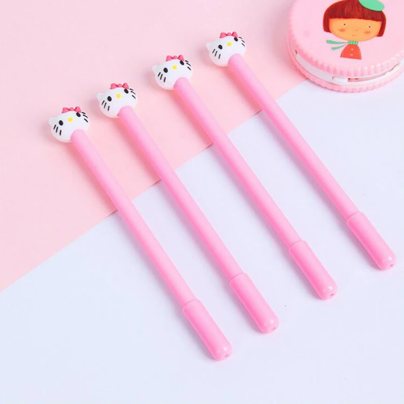 5 Pcs/Lot Hello Kitty Gel Pen Cute Cartoon Kitty Cat Neutral Pen 0.38mm Black Ink Stationery Canetas Office School Supplies
5 Pcs/Lot Hello Kitty Gel Pen Cute Cartoon Kitty Cat Neutral Pen 0.38mm Black Ink Stationery Canetas Office School Supplies