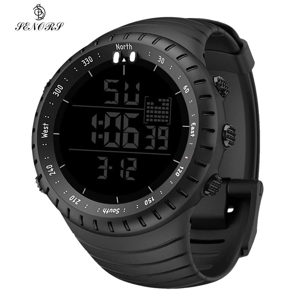 Мужские часы SENORS спортивные цифровые женские военные мужские модные наручные с
