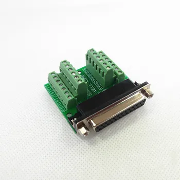 DB25 Female Breakout Board, D'SUB Header Breakout Board, Terminal Block DSUB Module.
DB25 Female Breakout Board, D'SUB Header Breakout Board, Terminal Block DSUB Module.