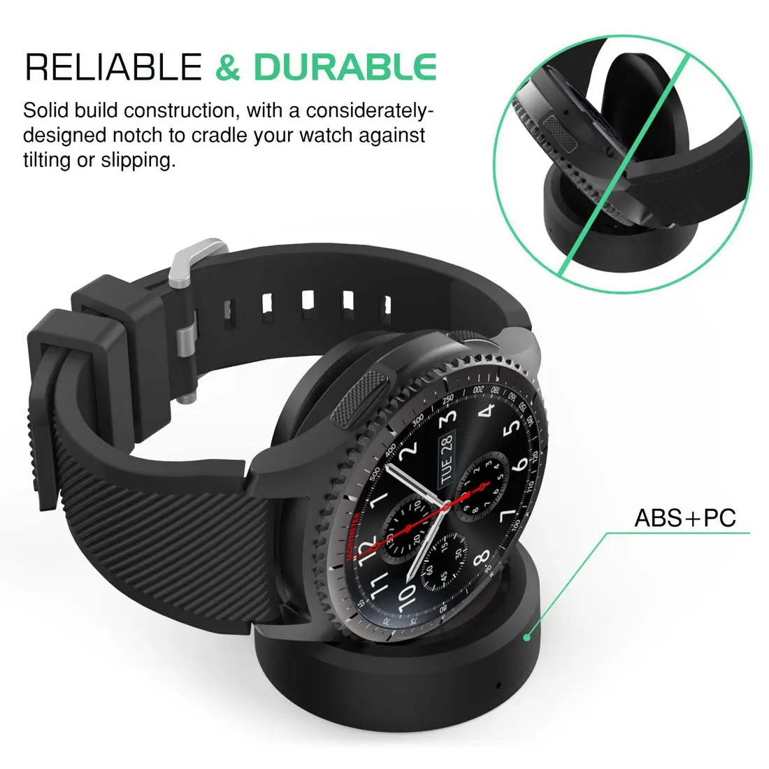 Centechia Wireless Charging Dock Charger Smart Watch Magnetic Watch Charger For Samsung Gear S3 / Gear Sport R600
Centechia Wireless Charging Dock Charger Smart Watch Magnetic Watch Charger For Samsung Gear S3 / Gear Sport R600