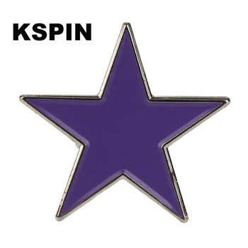 

Purpie Star Lapel Pin Badge Enamel Pin badge brooch Lapel pin Jeans shirt Cool Jewelry Gift XY0162-5