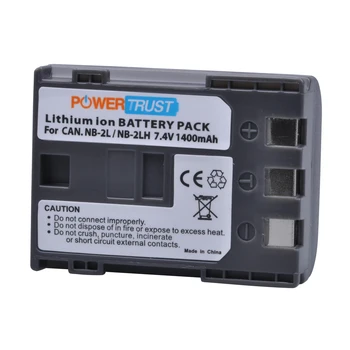 PowerTrust 5Pcs 1400mAh NB-2L NB-2LH NB 2L NB 2LH Camera Battery Pack For Canon 350D 400D G7 G9 S30 S40
PowerTrust 5Pcs 1400mAh NB-2L NB-2LH NB 2L NB 2LH Camera Battery Pack For Canon 350D 400D G7 G9 S30 S40