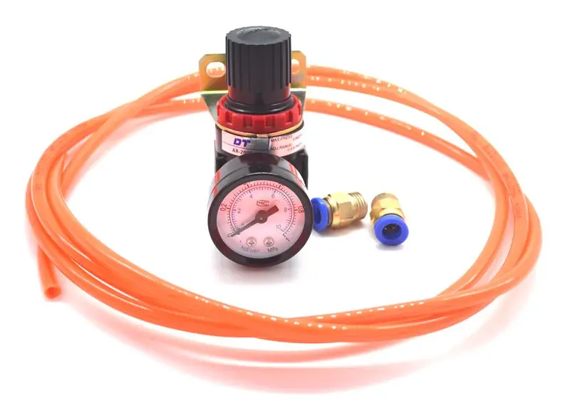 DIY Air Control Compressor Pressure Regulating Regulator Valve with 5M PU tube Fittings
DIY Air Control Compressor Pressure Regulating Regulator Valve with 5M PU tube Fittings