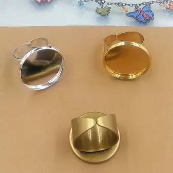5pcs copper ring jewelry Cabochon Ring 20mm 25mm Bowl piece Blanks Base Settings Diy Jewelry Findings Rings Adjustable Rings
5pcs copper ring jewelry Cabochon Ring 20mm 25mm Bowl piece Blanks Base Settings Diy Jewelry Findings Rings Adjustable Rings