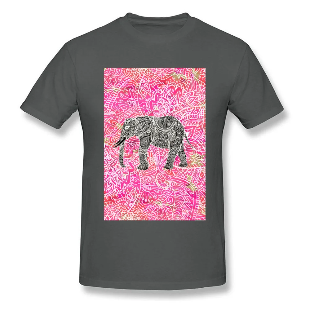 Pink Tribal Paisley Elephant Henna Pattern_carbon