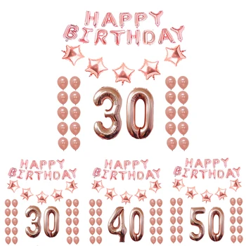 18th 25th 30th 35th 40th 50th 60th 70th 80th Birthday Balloon Rose Gold Number Balloon Happy Birthday Party Decorations Adult
18th 25th 30th 35th 40th 50th 60th 70th 80th Birthday Balloon Rose Gold Number Balloon Happy Birthday Party Decorations Adult