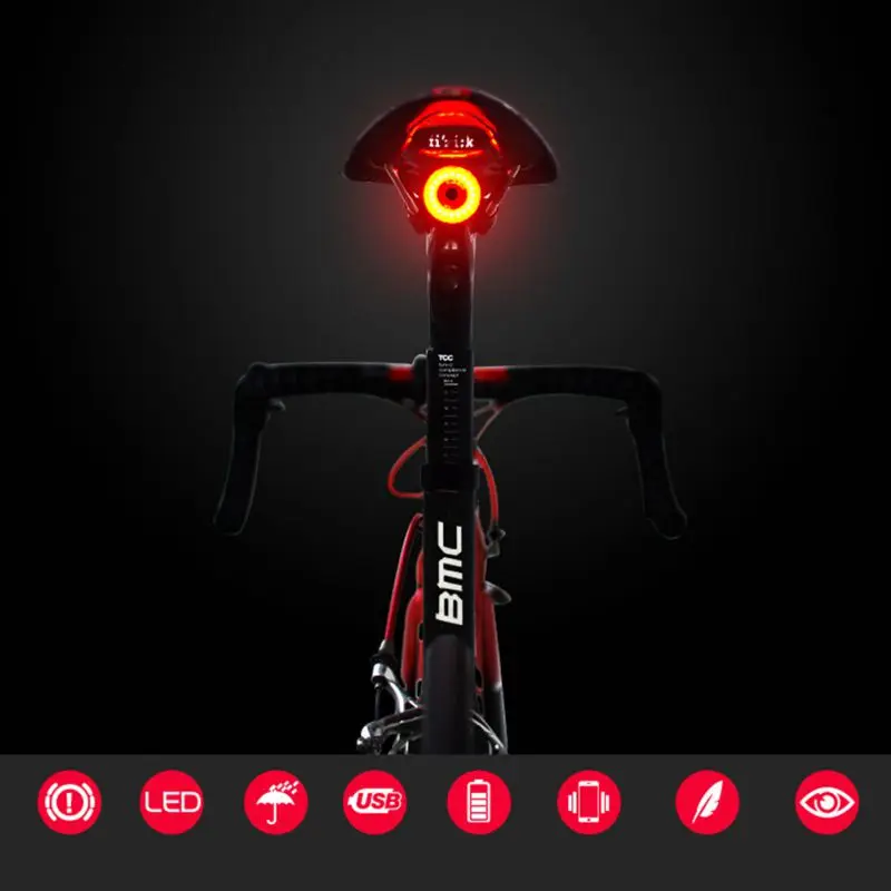 XLITE100 Bicycle Flashlight Bike Rear Light Auto Start/Stop Brake Sensing IPx6 Waterproof LED Charging Cycling Taillight Smart t
XLITE100 Bicycle Flashlight Bike Rear Light Auto Start/Stop Brake Sensing IPx6 Waterproof LED Charging Cycling Taillight Smart t