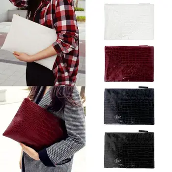 Women Elegant Party Clutches Crocodile Grain PU Leather Envelope Clutch Bag Handbag
Women Elegant Party Clutches Crocodile Grain PU Leather Envelope Clutch Bag Handbag