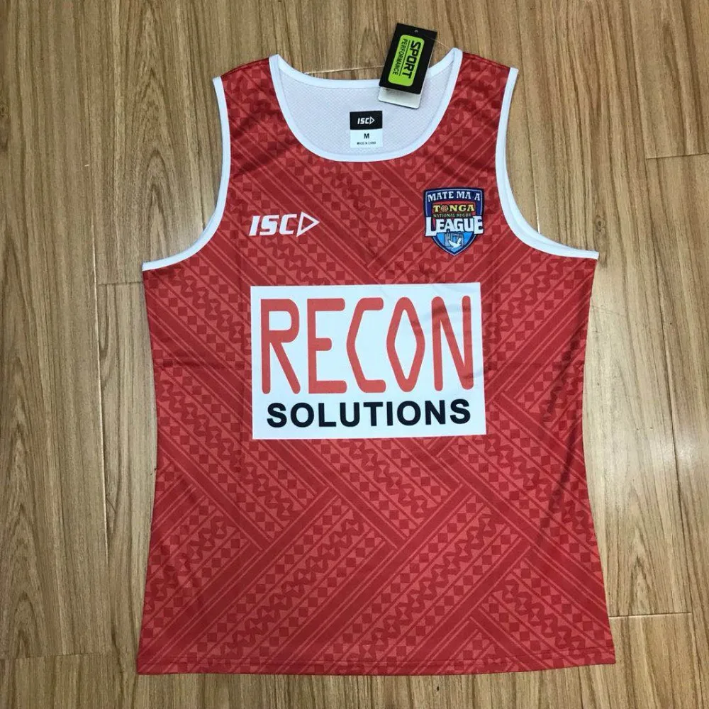 TONGA 2018/19 RUGBY LEAGUE TRAINING SINGLET Tonga 2018 Pacific Test Jersey Rugby League shirt TONGA Rugby jerseys size S-5XL
TONGA 2018/19 RUGBY LEAGUE TRAINING SINGLET Tonga 2018 Pacific Test Jersey Rugby League shirt TONGA Rugby jerseys size S-5XL
