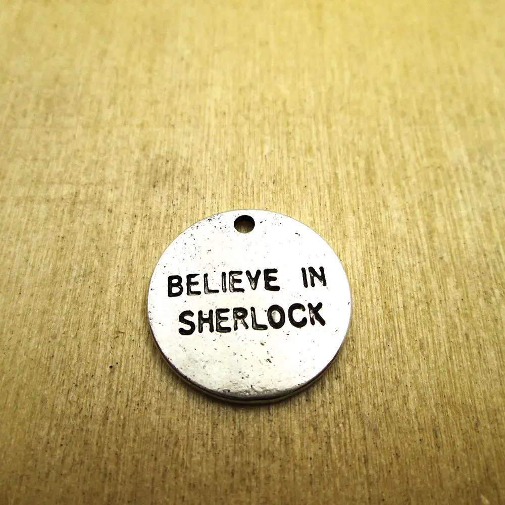 20шт-20 мм Верьте в sherlock диск Верьте в sherlock шармы penant DIY ожерелье/браслеты шармы антикварные серебряные Тоны
20шт-20 мм Верьте в sherlock диск Верьте в sherlock шармы penant DIY ожерелье/браслеты шармы антикварные серебряные Тоны