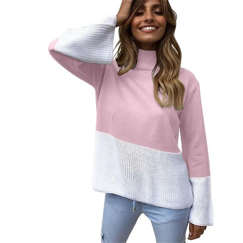Jumpers Ladies Turtleneck Female Sweater Pullover Casual Autumn Crochet Elegant Pull Femme Long Sleeve Loose and Comfortable
Jumpers Ladies Turtleneck Female Sweater Pullover Casual Autumn Crochet Elegant Pull Femme Long Sleeve Loose and Comfortable