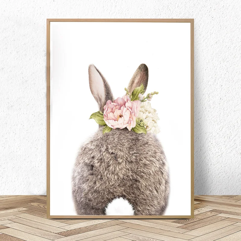 Girls Bedroom Decor Bunny Rabbit Tail Butt Print Nursery Animal Wall Art Pictures Canvas Painting Kids Room Posters and Prints
Girls Bedroom Decor Bunny Rabbit Tail Butt Print Nursery Animal Wall Art Pictures Canvas Painting Kids Room Posters and Prints