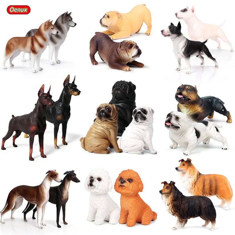 Oenux Big Dog Animals Simulation Pit Bull Terrier Rottweiler Doberman Shiba Inu Action Figures Pvc Model Collection Toy Kid Gift
Oenux Big Dog Animals Simulation Pit Bull Terrier Rottweiler Doberman Shiba Inu Action Figures Pvc Model Collection Toy Kid Gift