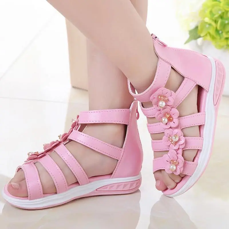 2019 Children Sandals Girls Princess beautiful flower Shoes Girl Sandals New Summer Students Kids Rome Sandals
2019 Children Sandals Girls Princess beautiful flower Shoes Girl Sandals New Summer Students Kids Rome Sandals