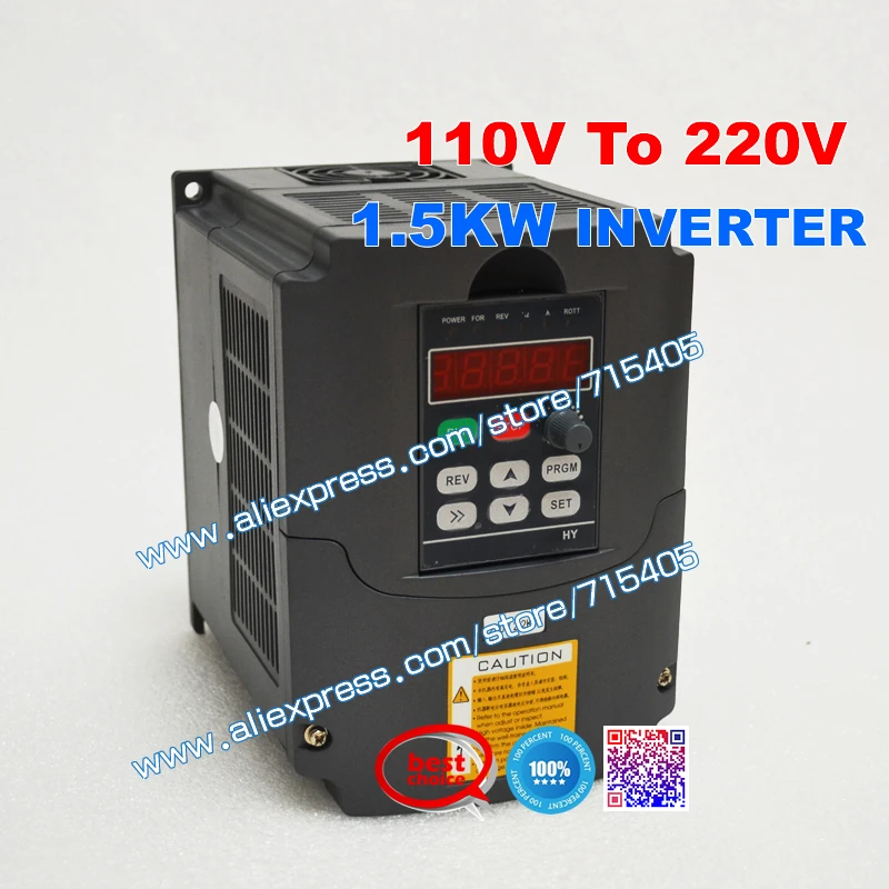Raising the voltage Inverter input voltage 110V to 220V Inverter 1.5KW VFD and Control Mode SPWM + Potentiometer Knob
Raising the voltage Inverter input voltage 110V to 220V Inverter 1.5KW VFD and Control Mode SPWM + Potentiometer Knob