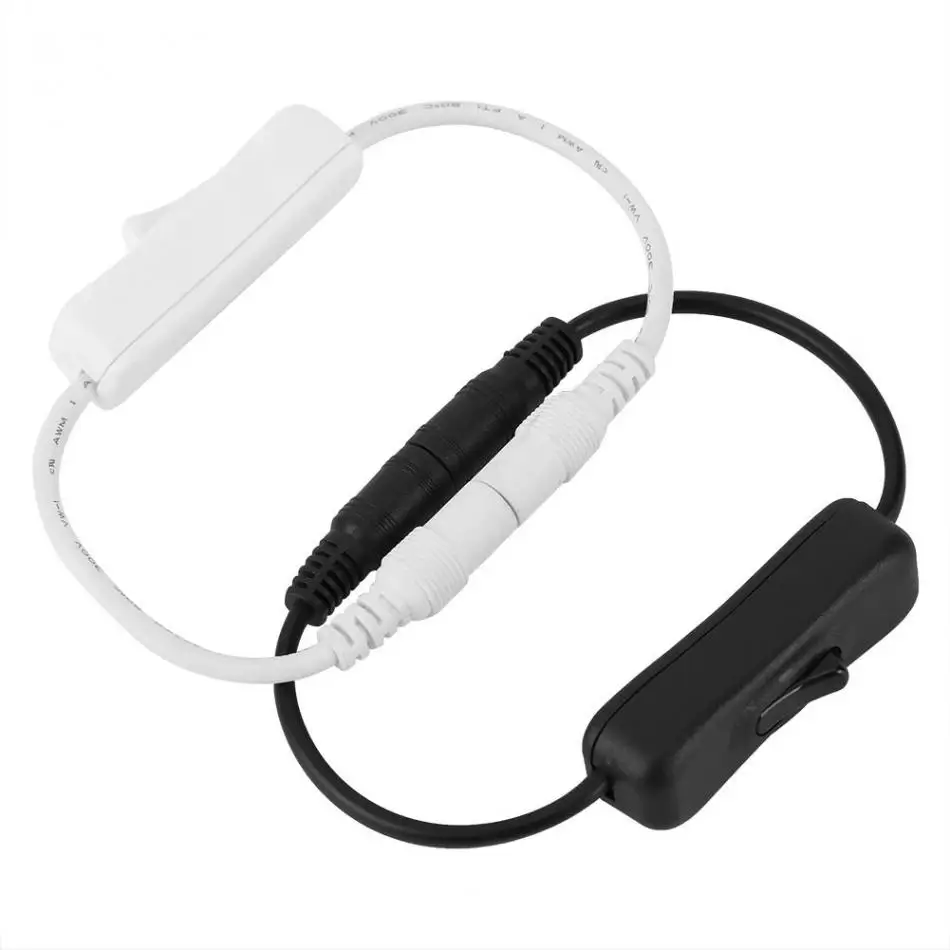 VBESTLIFE 5Pcs/Lot 32cm PVC LED Strip Connector DC Power Adapter Connector Inline with ON/OFF Switch for LED Strip Lights
VBESTLIFE 5Pcs/Lot 32cm PVC LED Strip Connector DC Power Adapter Connector Inline with ON/OFF Switch for LED Strip Lights