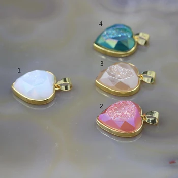 5Pcs/lot,Gold Edges Druzy Geode Heart-Shaped Pendants,Mystic Titanium Raw Agates Drusy Faceted Slab Nugget Charms Jewelry
5Pcs/lot,Gold Edges Druzy Geode Heart-Shaped Pendants,Mystic Titanium Raw Agates Drusy Faceted Slab Nugget Charms Jewelry
