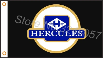 Индивидуальный флаг для мотоцикла HERCULES 3x5 футов полиэстер | Дом и сад