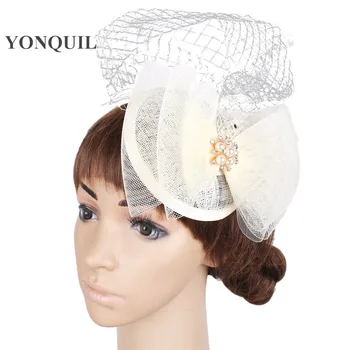 Ivory bow wedding hat chapeau ladies sinamay headwear mesh fascinator hat women headwear mesh ladies hair accessories headband
Ivory bow wedding hat chapeau ladies sinamay headwear mesh fascinator hat women headwear mesh ladies hair accessories headband