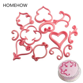 12PCS/Lot Plastic Lace Cake Mold Classical European Style Heart Flower Shaped Cake Decorative Border Mold Kitchen Accessories
12PCS/Lot Plastic Lace Cake Mold Classical European Style Heart Flower Shaped Cake Decorative Border Mold Kitchen Accessories