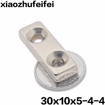 10pcs 30*10*5 NdFeB Magnet 30x10x5 mm with 2 M4 Screw Countersunk Hole Block N42 Neodymium Rare Earth Permanent Magnet 30*10*5-4
10pcs 30*10*5 NdFeB Magnet 30x10x5 mm with 2 M4 Screw Countersunk Hole Block N42 Neodymium Rare Earth Permanent Magnet 30*10*5-4