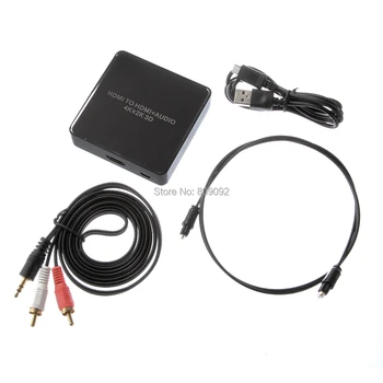 3D 4Kx2K HDMI to HDMI+ Optical TOSLINK SPDIF+3.5mm Video Audio Splitter Converter Adapter Switcher Audio Splitter
3D 4Kx2K HDMI to HDMI+ Optical TOSLINK SPDIF+3.5mm Video Audio Splitter Converter Adapter Switcher Audio Splitter