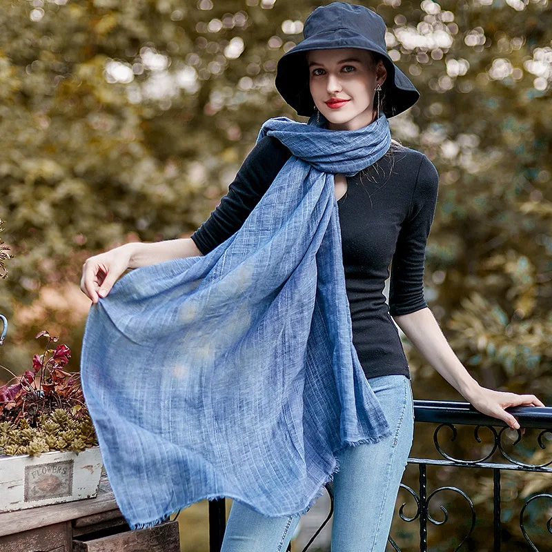 Over Sized Vintage Navy Scarf Wrap Tie Dye Cotton Scarves Shawl Ladies Spring Scarves Extra Long Scarf For Women
Over Sized Vintage Navy Scarf Wrap Tie Dye Cotton Scarves Shawl Ladies Spring Scarves Extra Long Scarf For Women