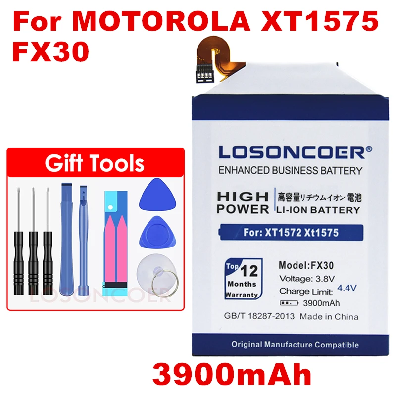 LOSONCOER 3900mAh FX30 For Motorola Moto X Pure Edition X Style Pure X Style X+2 XT1570 XT1572 XT1575 Battery+Tracking Number
LOSONCOER 3900mAh FX30 For Motorola Moto X Pure Edition X Style Pure X Style X+2 XT1570 XT1572 XT1575 Battery+Tracking Number