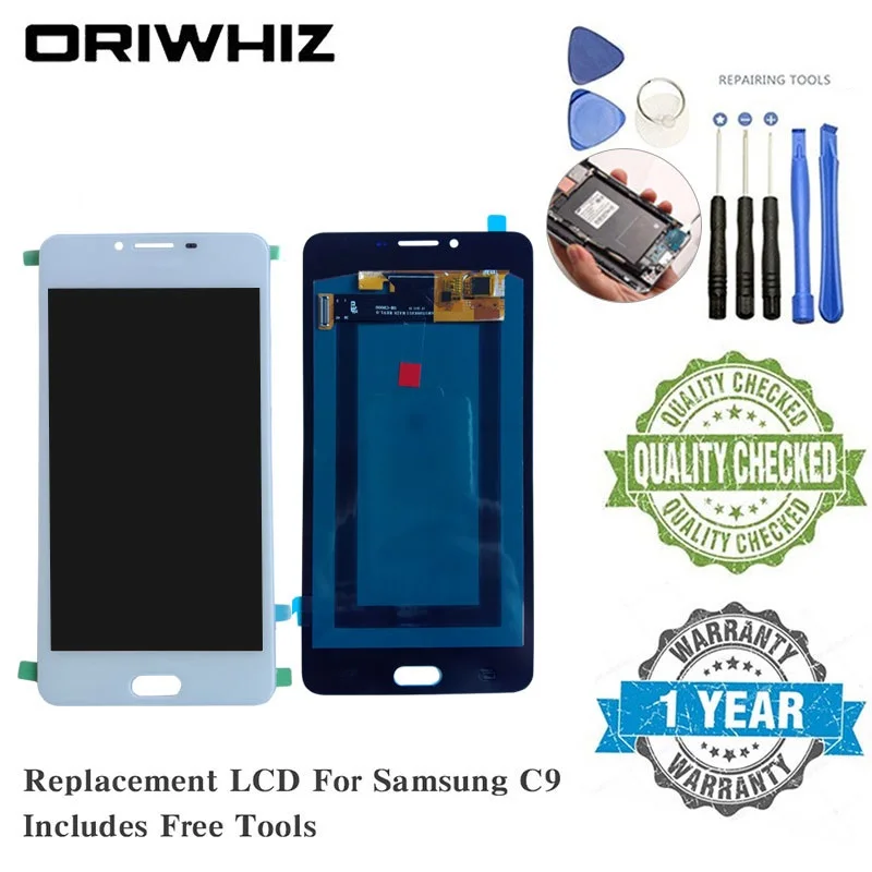 OLED Quality For Samsung C9 A9 A910 LCD Screen Replacement Display Touch Screen Complete Digitizer with Free Repairing Tools
OLED Quality For Samsung C9 A9 A910 LCD Screen Replacement Display Touch Screen Complete Digitizer with Free Repairing Tools