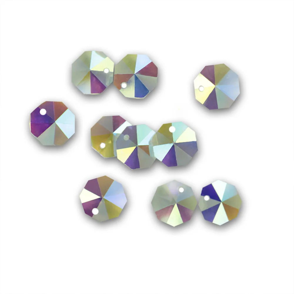 Hot Sales AB/Golden Peach/Cognac 14mm Crystal Glass Prisms Octagonal Beads Lamp Glass Chandelier Parts for Pendant Decoration
Hot Sales AB/Golden Peach/Cognac 14mm Crystal Glass Prisms Octagonal Beads Lamp Glass Chandelier Parts for Pendant Decoration