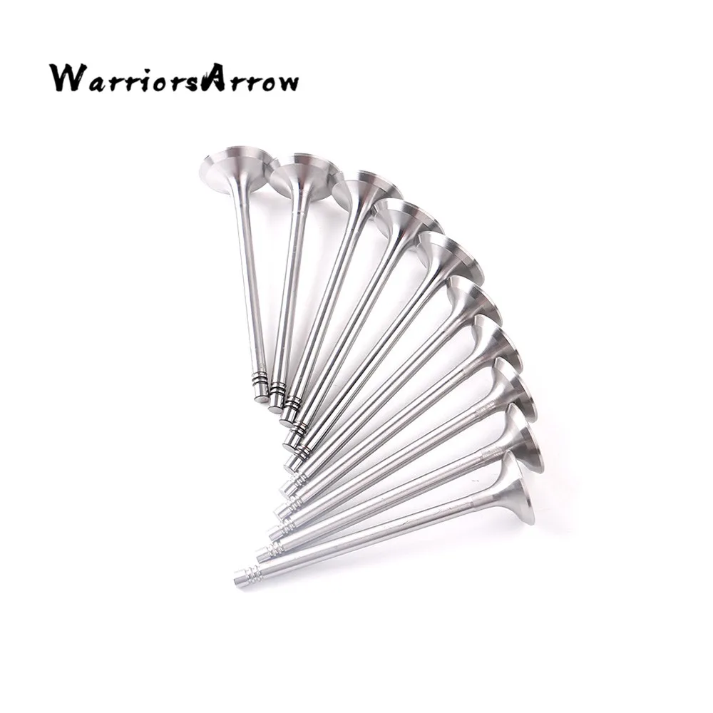 WarriorsArrow x10 Engine Inlet Exhaust Intake Valves 6 mm Stem For Volvo C30 V50 S40 S60 S80 XC90 1999 2005 2008 9454607 9454609
WarriorsArrow x10 Engine Inlet Exhaust Intake Valves 6 mm Stem For Volvo C30 V50 S40 S60 S80 XC90 1999 2005 2008 9454607 9454609
