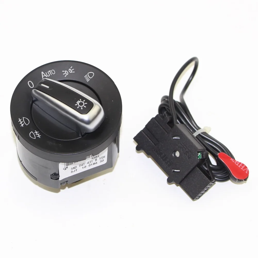 1 Set Chrome Headlight Switch & Sensor Module For VW GOLF MK5 MK6 JETTA 5 PASSAT B6 TIGUAN CADDY TOURAN 5ND 941 431 B 5ND941431B
1 Set Chrome Headlight Switch & Sensor Module For VW GOLF MK5 MK6 JETTA 5 PASSAT B6 TIGUAN CADDY TOURAN 5ND 941 431 B 5ND941431B
