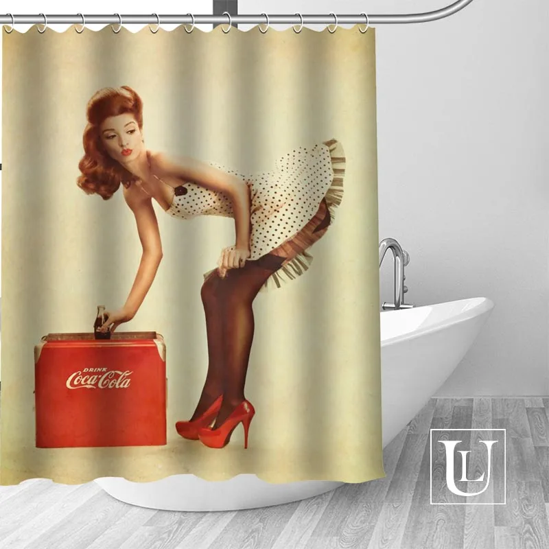 Custom Pin Up Girls shower curtain new large European & American style print edition polyester shower curtain
Custom Pin Up Girls shower curtain new large European & American style print edition polyester shower curtain